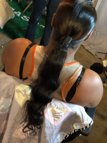 TVH UNIT TAIL (WAVY WRAP AROUND PONY TAIL) - Tiana’s Virgin Hair Bar