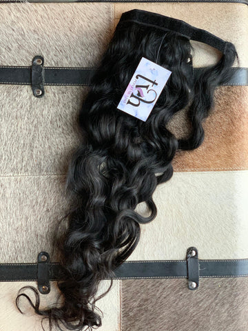 TVH UNIT TAIL (NATURAL CURLY WRAP AROUND PONY TAIL) - Tiana’s Virgin Hair Bar